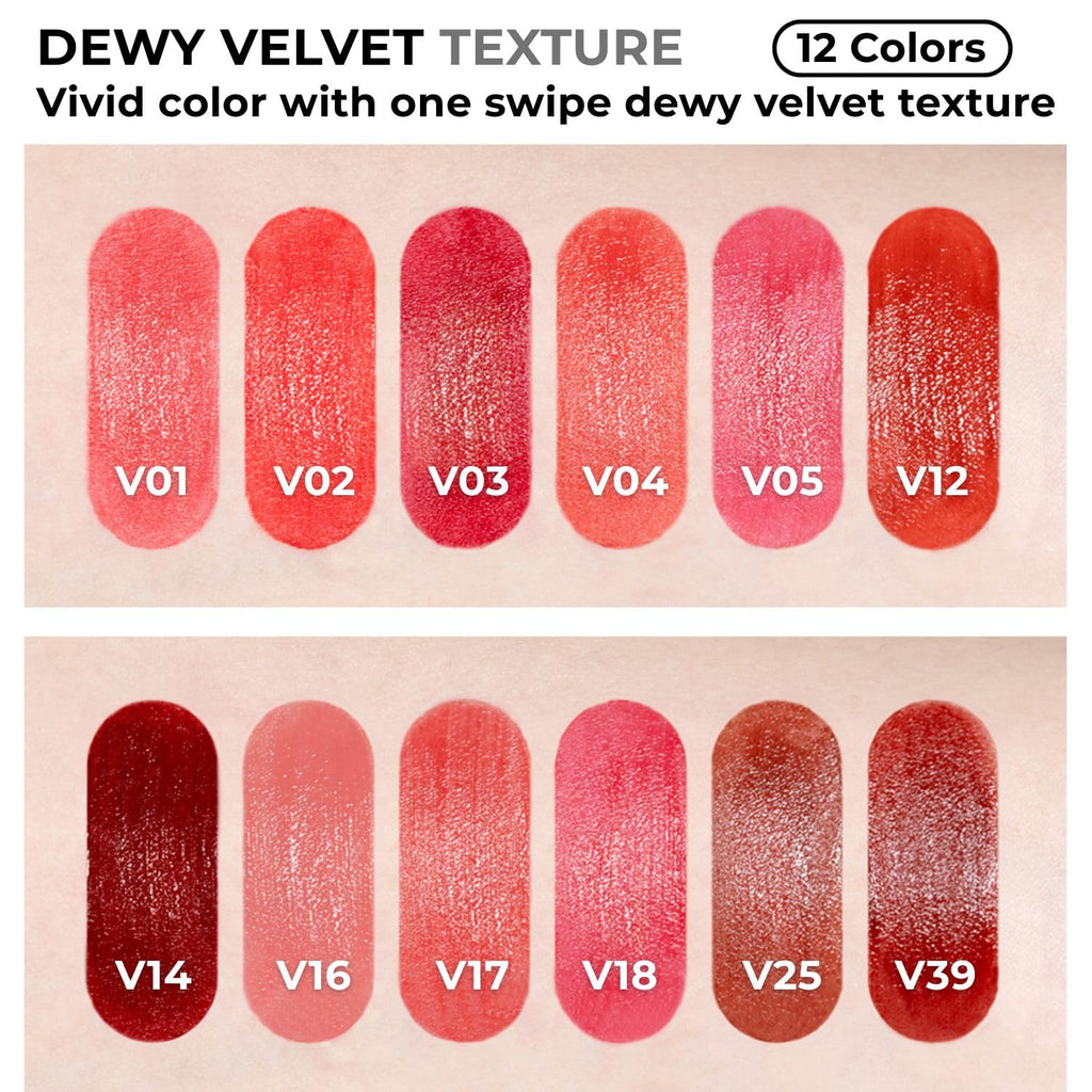 BBIA Last Velvet Tint NEW – Soft Creamy Matte Lip Stain, Long-Lasting Color, Vegan Lip Makeup (V02 EXTRA BOUNCE)