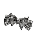 BBTDIN Checkered Hair Bow Clip – Giant 6-Inch Buffalo Plaid Bow for Kids