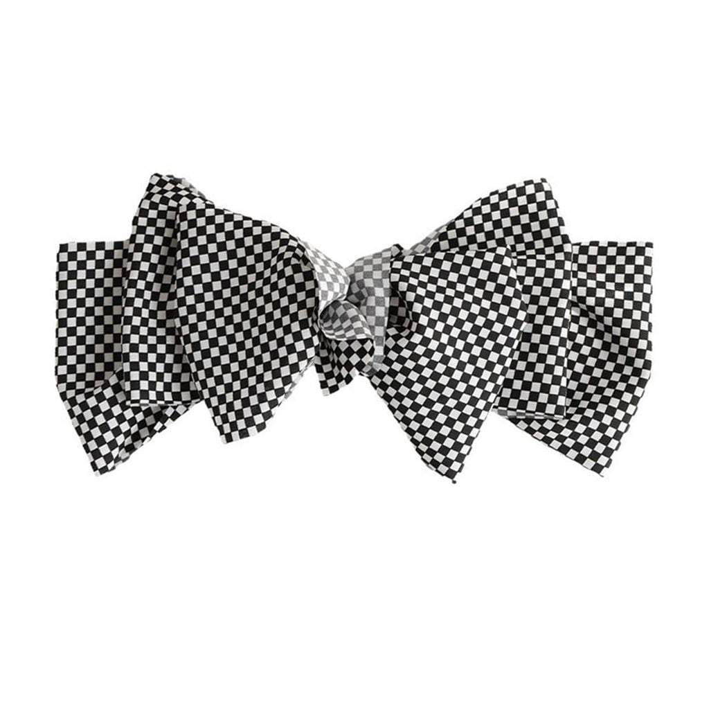 BBTDIN Checkered Hair Bow Clip – Giant 6-Inch Buffalo Plaid Bow for Kids