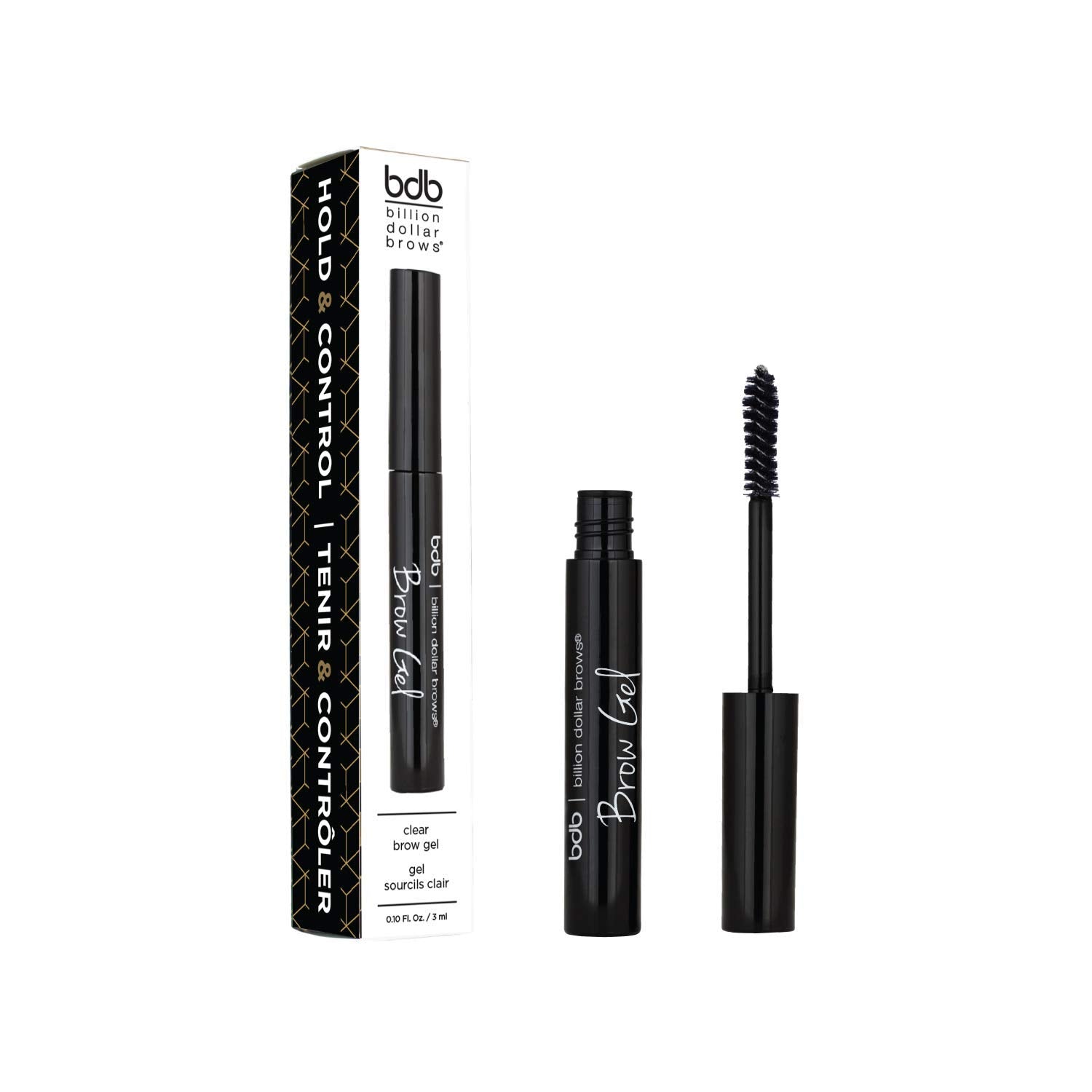 Billion Dollar Brows bdb Eyebrow Gel - Clear Formula, Waterproof Hold, Effortless Brows