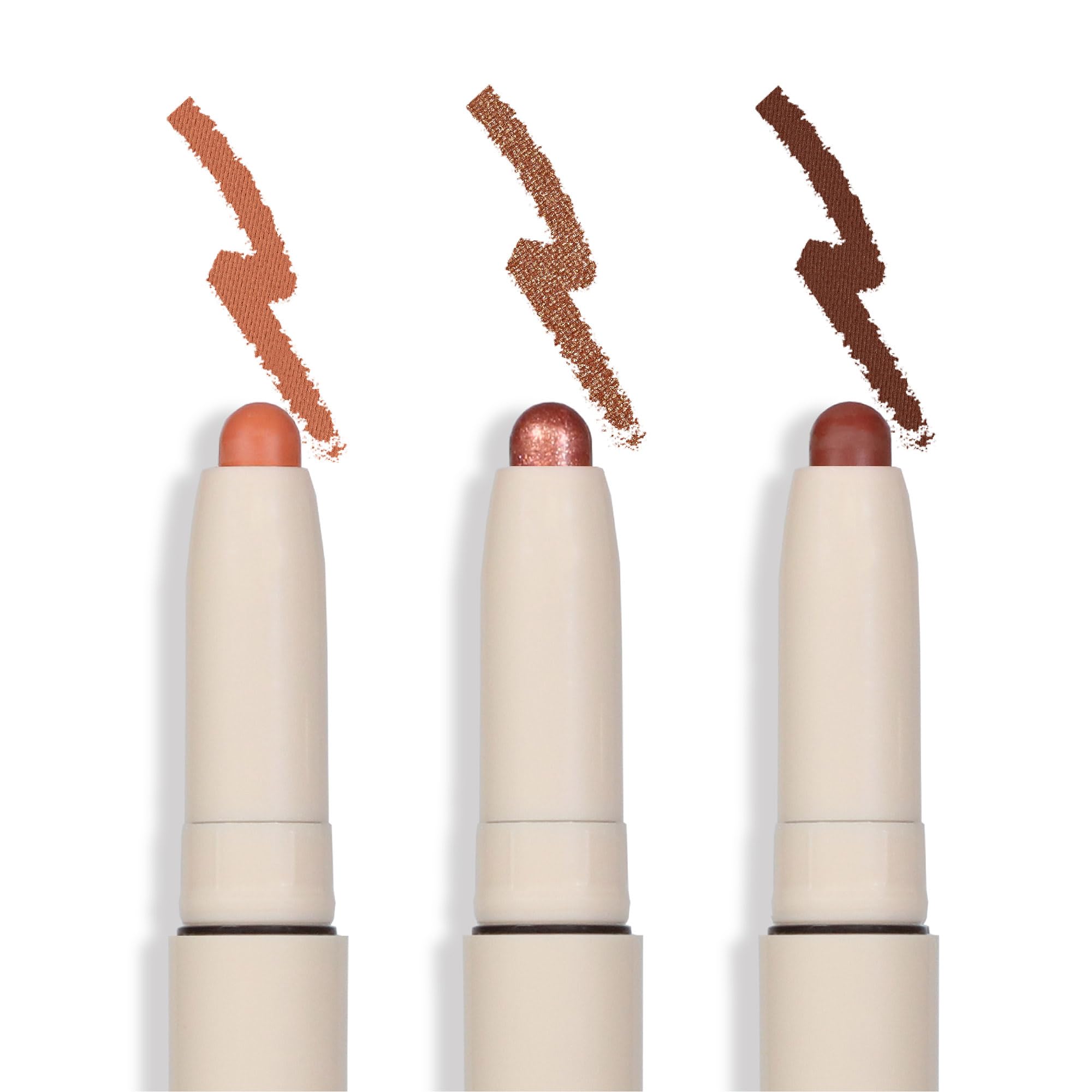 billion dollar brows bdb Shimmer Eyeshadow Stick – 3-in-1 Eye Makeup (2 Matte, 1 Shimmer)