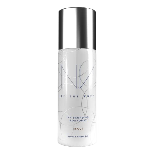 BE THE ENVY NV Bronzing Body Mist Maui – Buildable Coverage, Lightweight Airbrush Finish, 2 × 1.5 oz Set