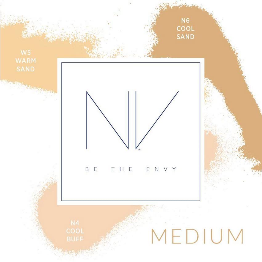 Be the Envy NV Perfecting Mist Foundation in Cool Sand | Hypoallergenic, Buildable Coverage, Airbrush Finish