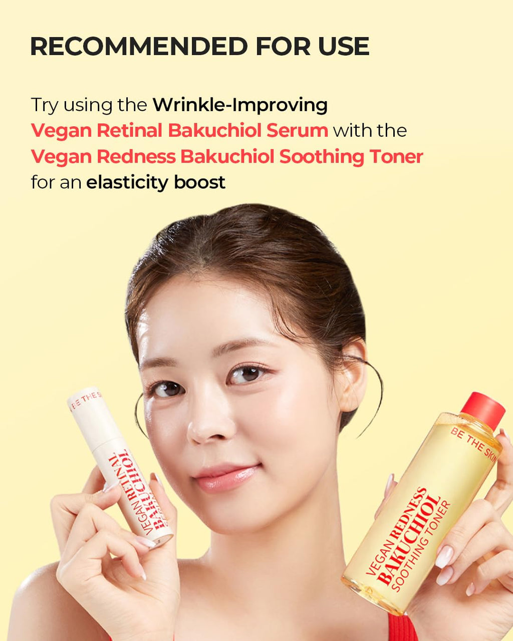 BE THE SKIN Vegan Retinal Bakuchiol Serum – Gentle Anti-Aging for All Skin Types