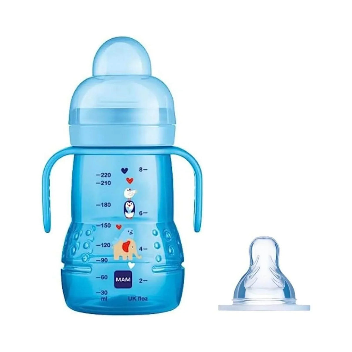 MAM Trainer Cup 2-in-1 220ml - Blue