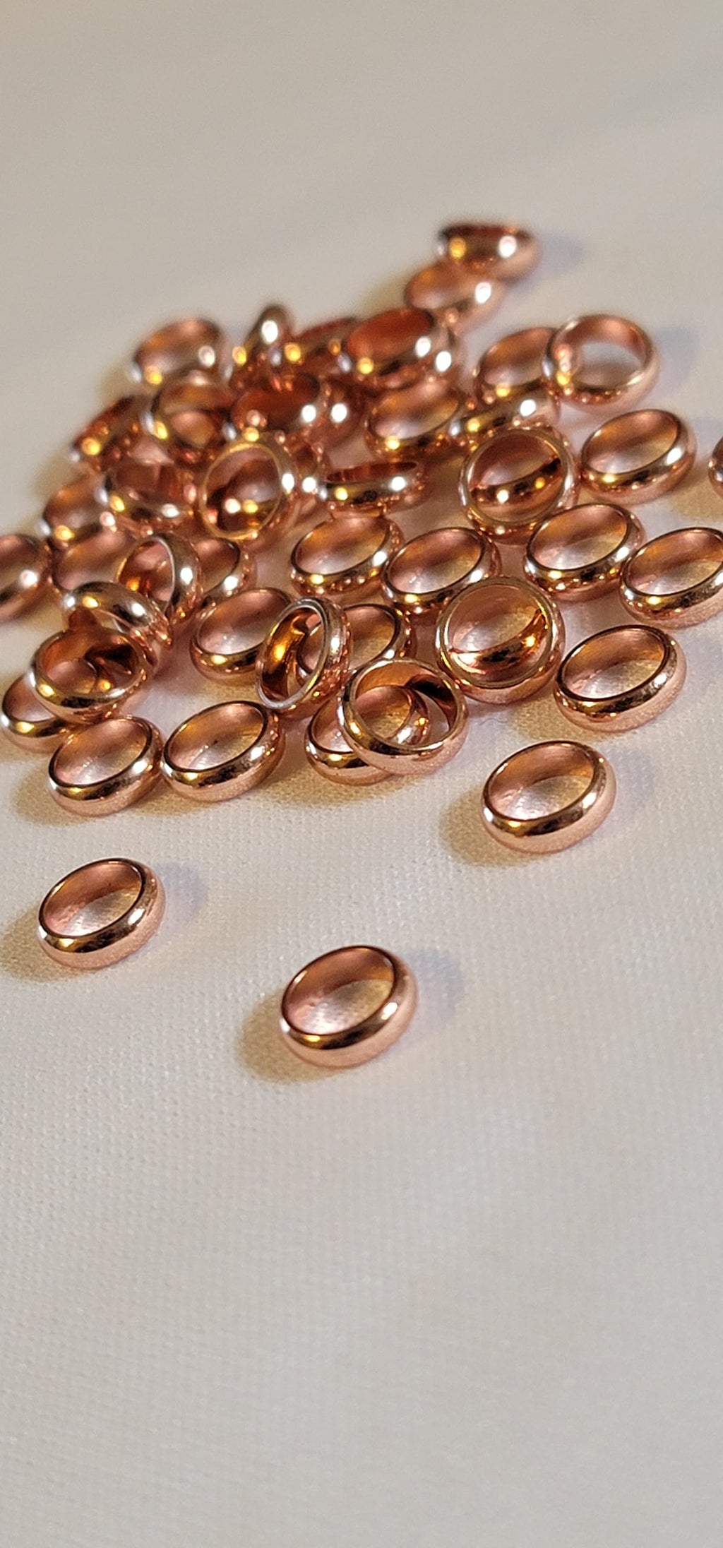 Bead It Wear It Love It | 10 Stainless Steel Hair Beads for Locs & Braids Copper 6mm