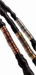 Bead It Wear It Love It 1 Long Copper Dreadlock Coils – Wire Wrapped Loc Jewelry for Braids (Silver)