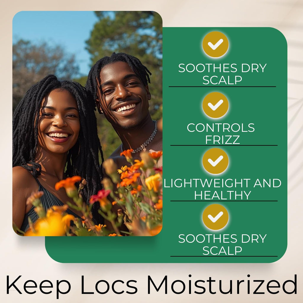 Beard Gains Lion Locs Rosewater Moisturizing Spray | Vegan Rosewater for All Hair Types (4oz) Desert Nectar