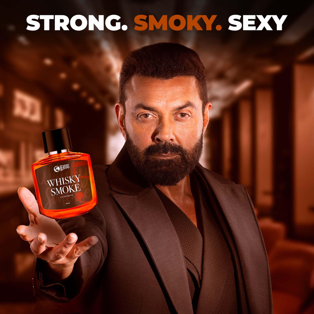 Beardo Whisky Smoke Perfume for Men | Long-Lasting Spicy Woody Oud | 100ml