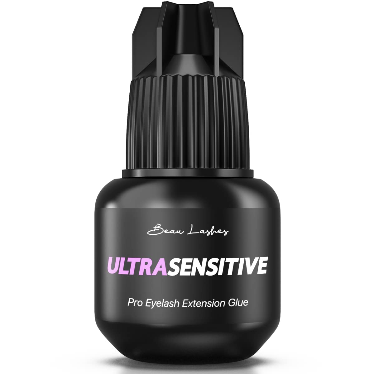 Beau Lashes Sensitive Eyelash Extension Glue — Low Humidity, Fast Drying, 6 Weeks Retention for Professionals