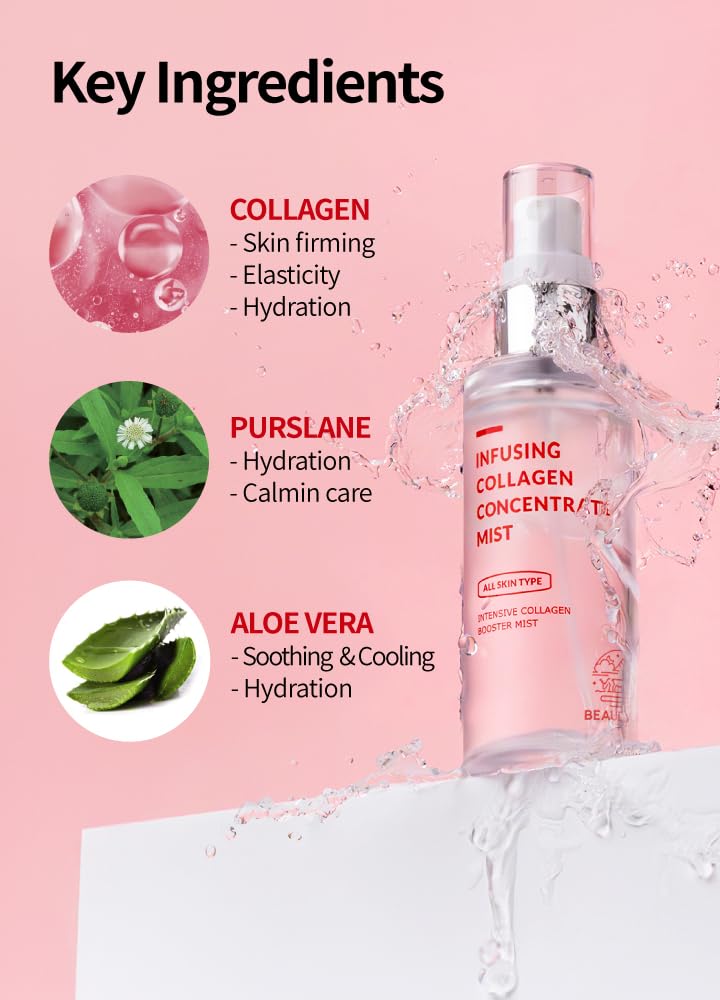 BEAUDIANI Collagen Hydrating Facial Mist | Lightweight Moisture & Dewy Glow