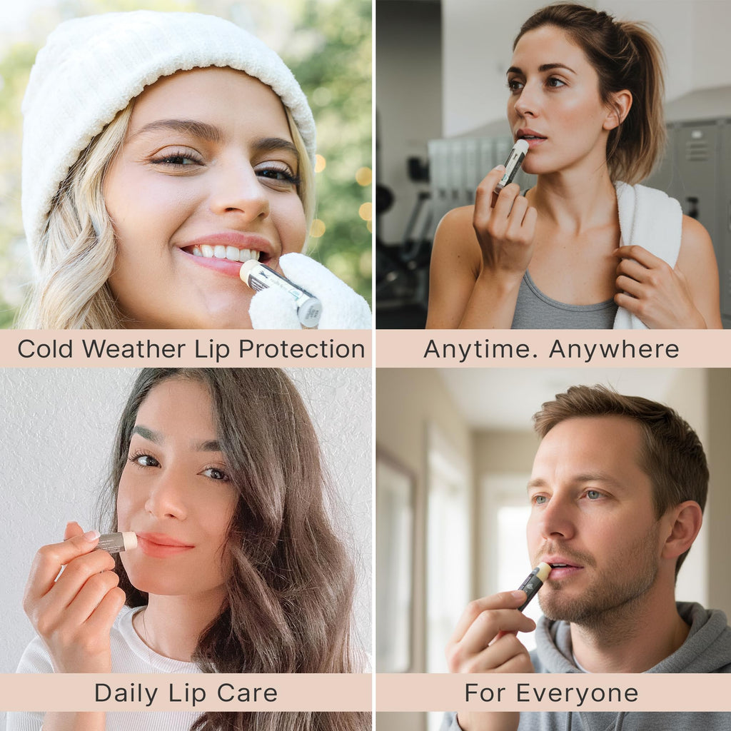 Beauty by Earth USDA Organic Peppermint Lip Balm | USA Made Lip Moisturizer