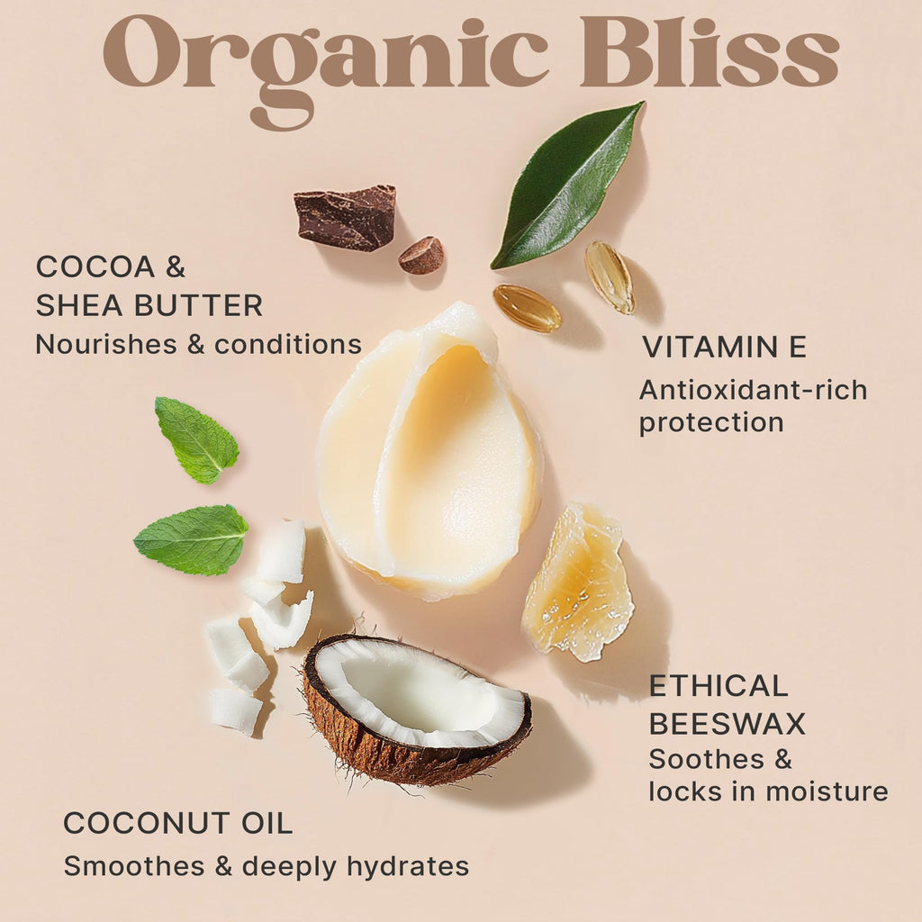 Beauty by Earth USDA Organic Peppermint Lip Balm | USA Made Lip Moisturizer