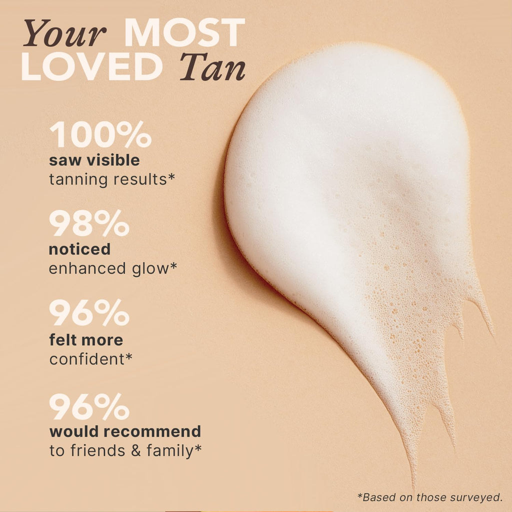 Beauty by Earth Self Tanner Mousse – Ultra Dark, Natural & Organic, USA Made