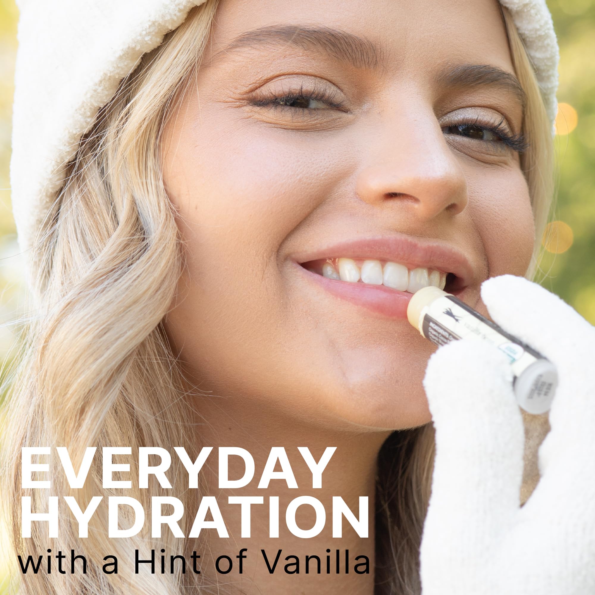 Beauty by Earth USDA Organic Lip Balm – USA Made Vanilla Beeswax Lip Balm