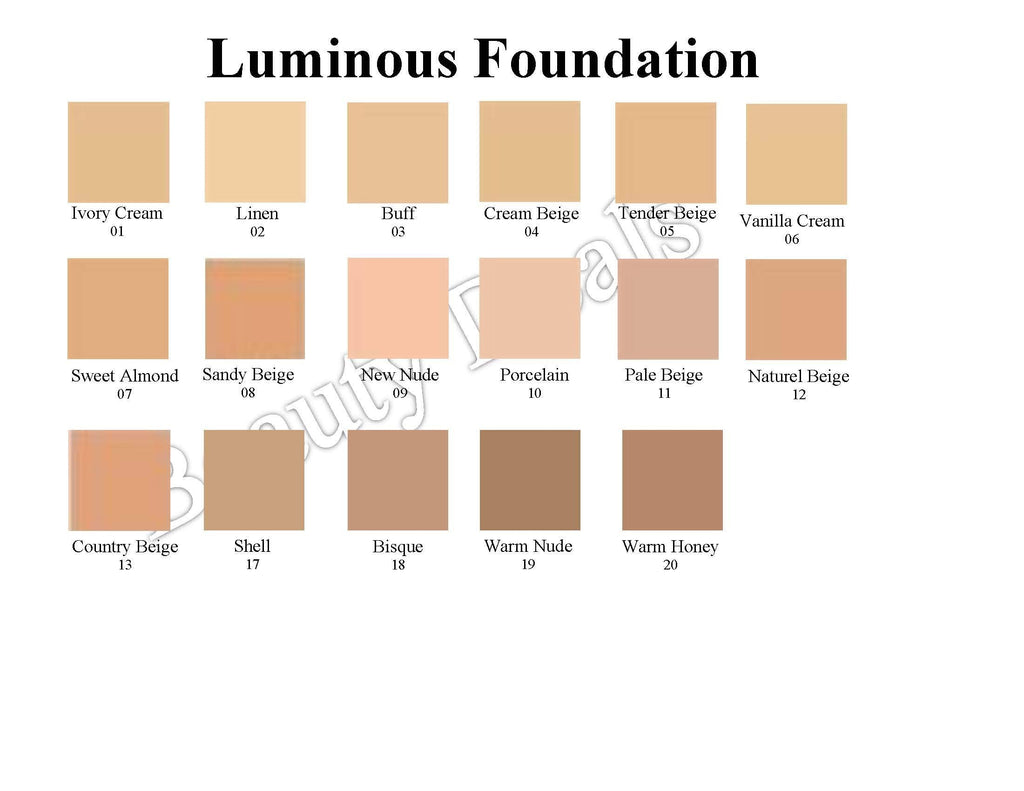 Beauty Deals Luminous Foundation – Radiant Finish & Undetectable Coverage in Natural Beige