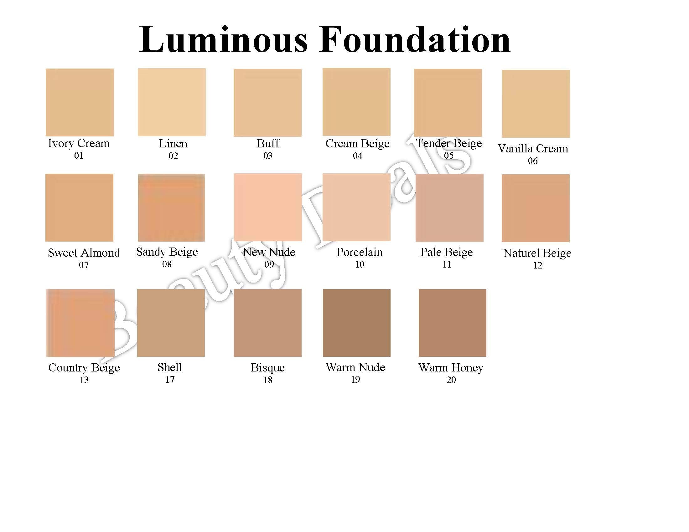 Beauty Deals Luminous Foundation Ivory Cream – Radiant Finish, Undetectable Coverage