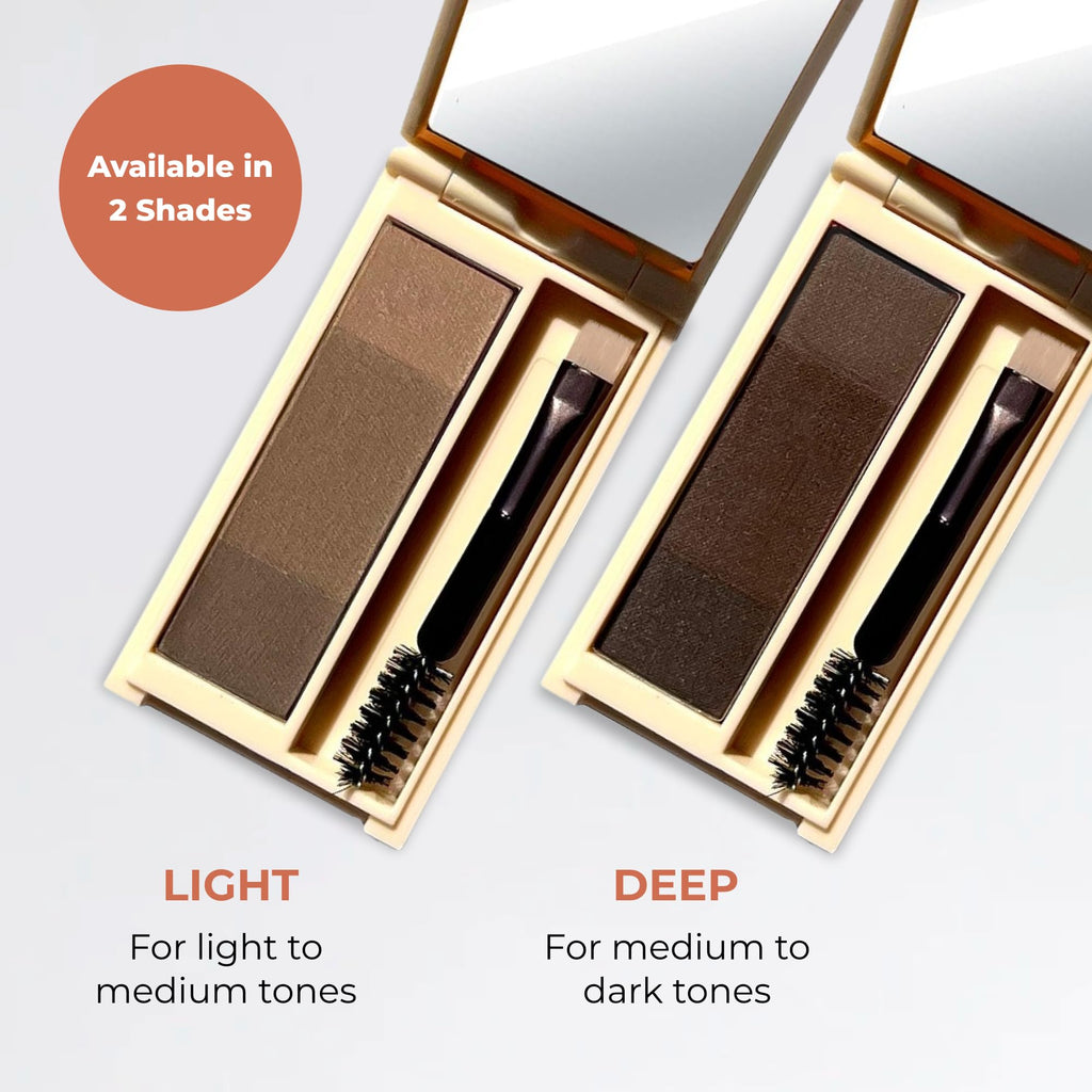 Beauty For Real Brow Max Ombre Powder Deep | Long-Wear, Vegan, Cruelty-Free & Paraben-Free