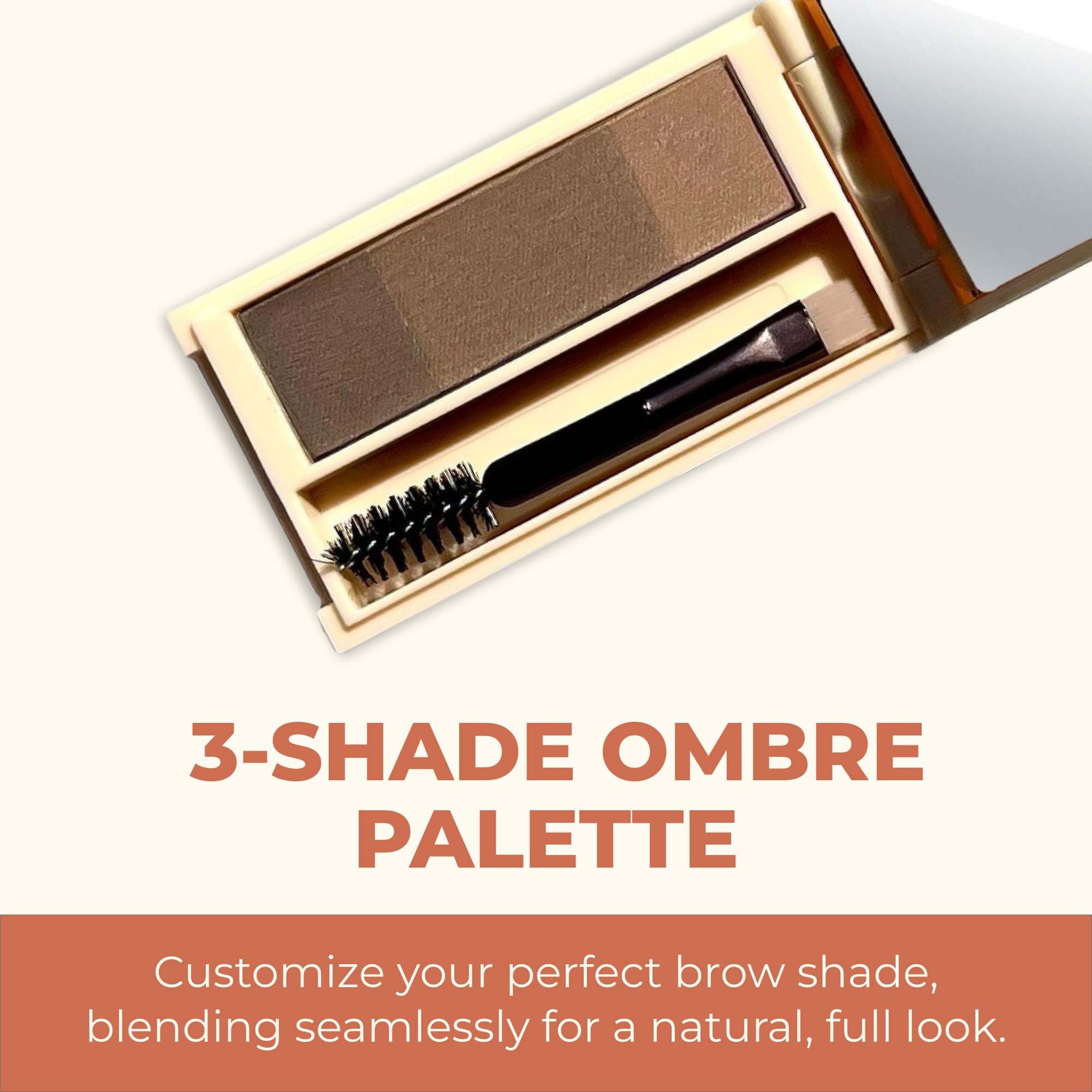 Beauty For Real Brow Max Ombre Brow Powder Light – Shape, Balance & Define Brows | Long-Wear, Vegan, Cruelty-Free & Paraben-Free