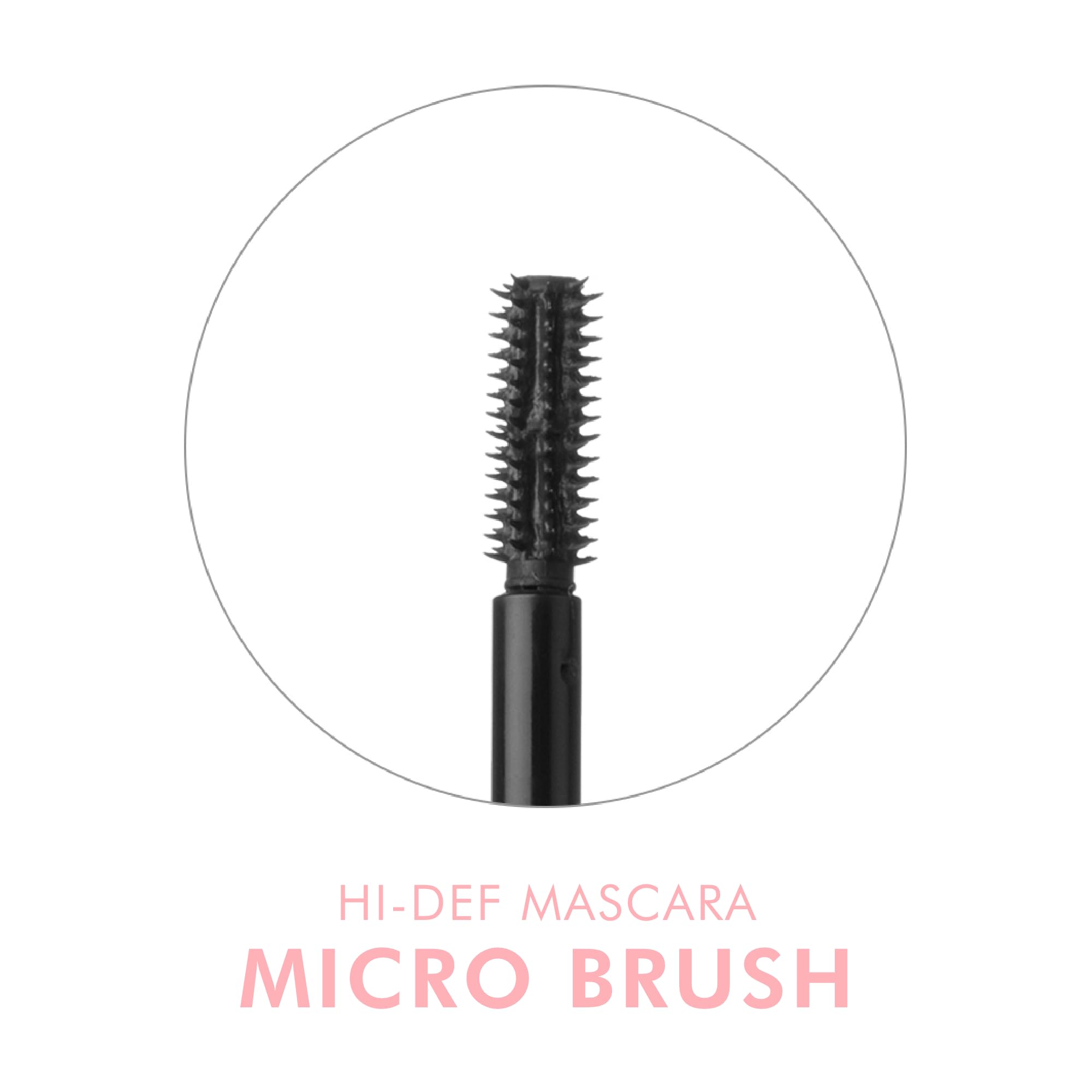 Beauty For Real Hi-Def Mascara Just Black – 2-Pack, Defining & Volumizing, Humidity & Smudge Proof