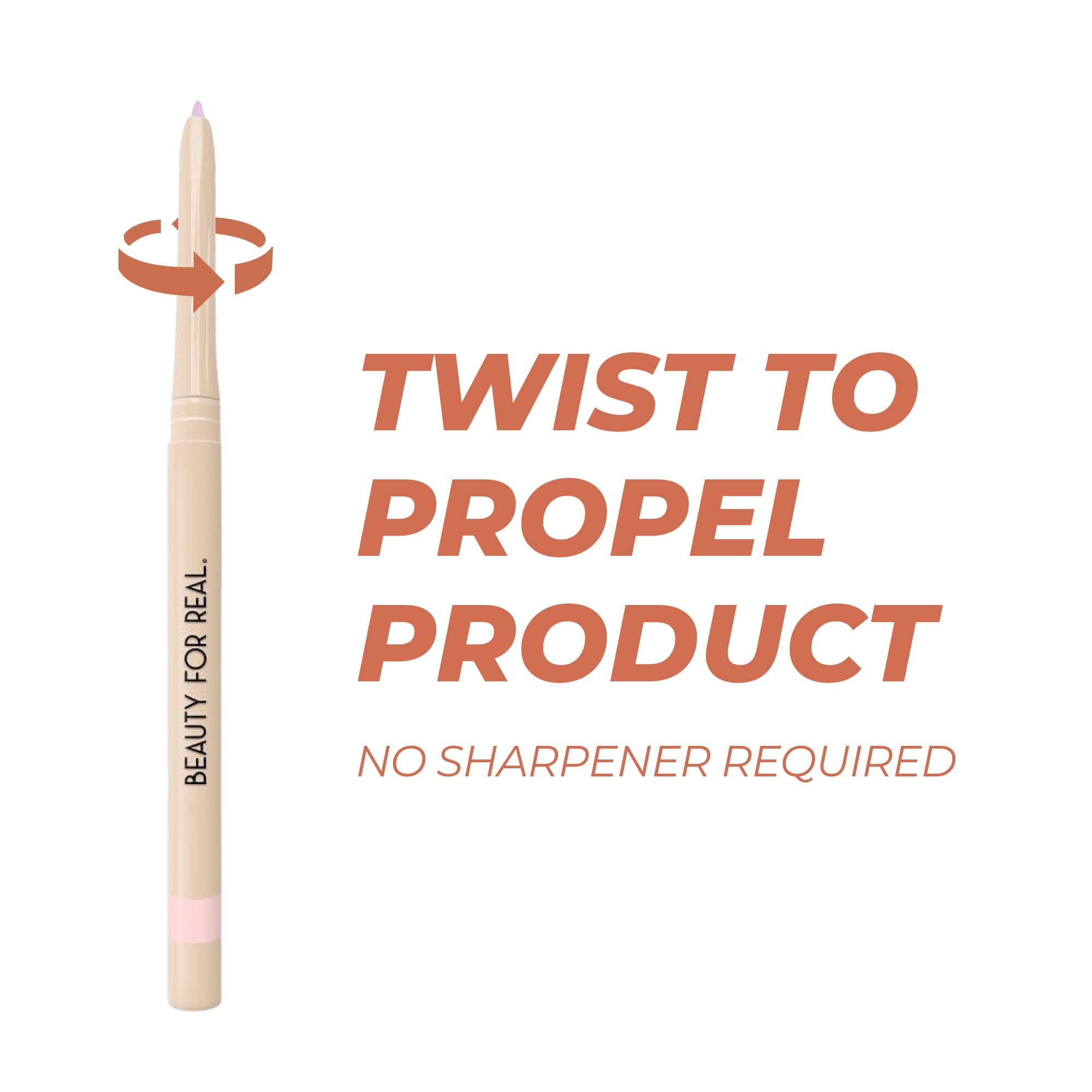 Beauty For Real I-Line 24-7 Eyeliner Heaven’s Door Rose Gold Pink Shimmer – Waterproof Gel