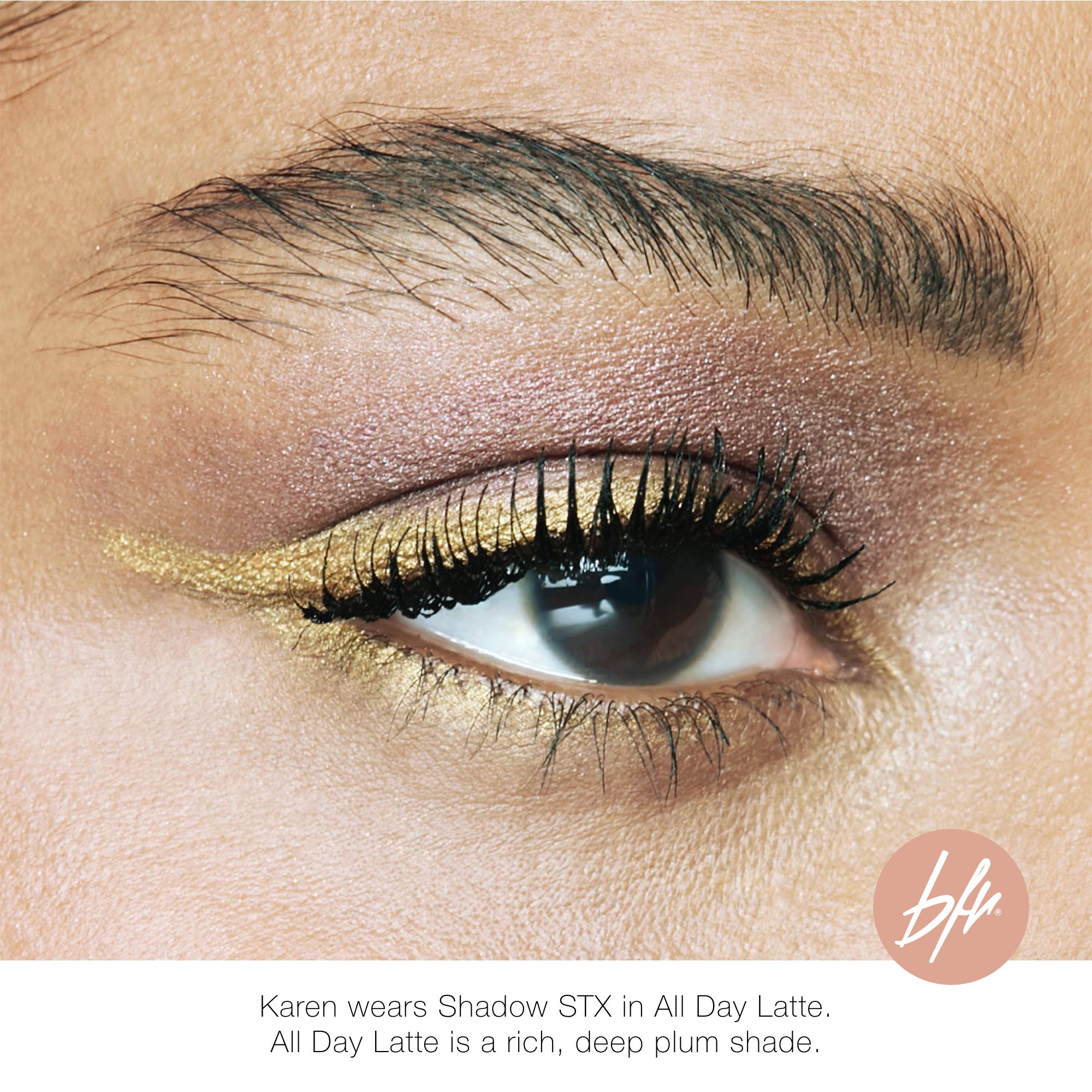 Beauty For Real Shadow Stx All Day Latte – Waterproof Cream-to-Powder Eyeshadow Stick with Built-in Sharpener