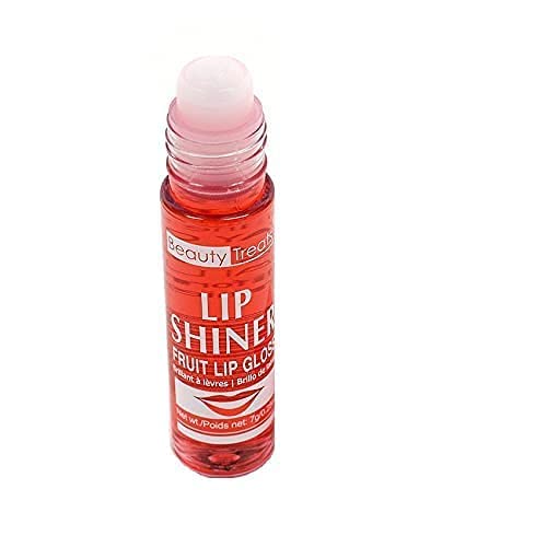Beauty Treats Lip Shiner Roll-On Fruit Lip Gloss – 36 Pcs, 6 Assorted Flavors
