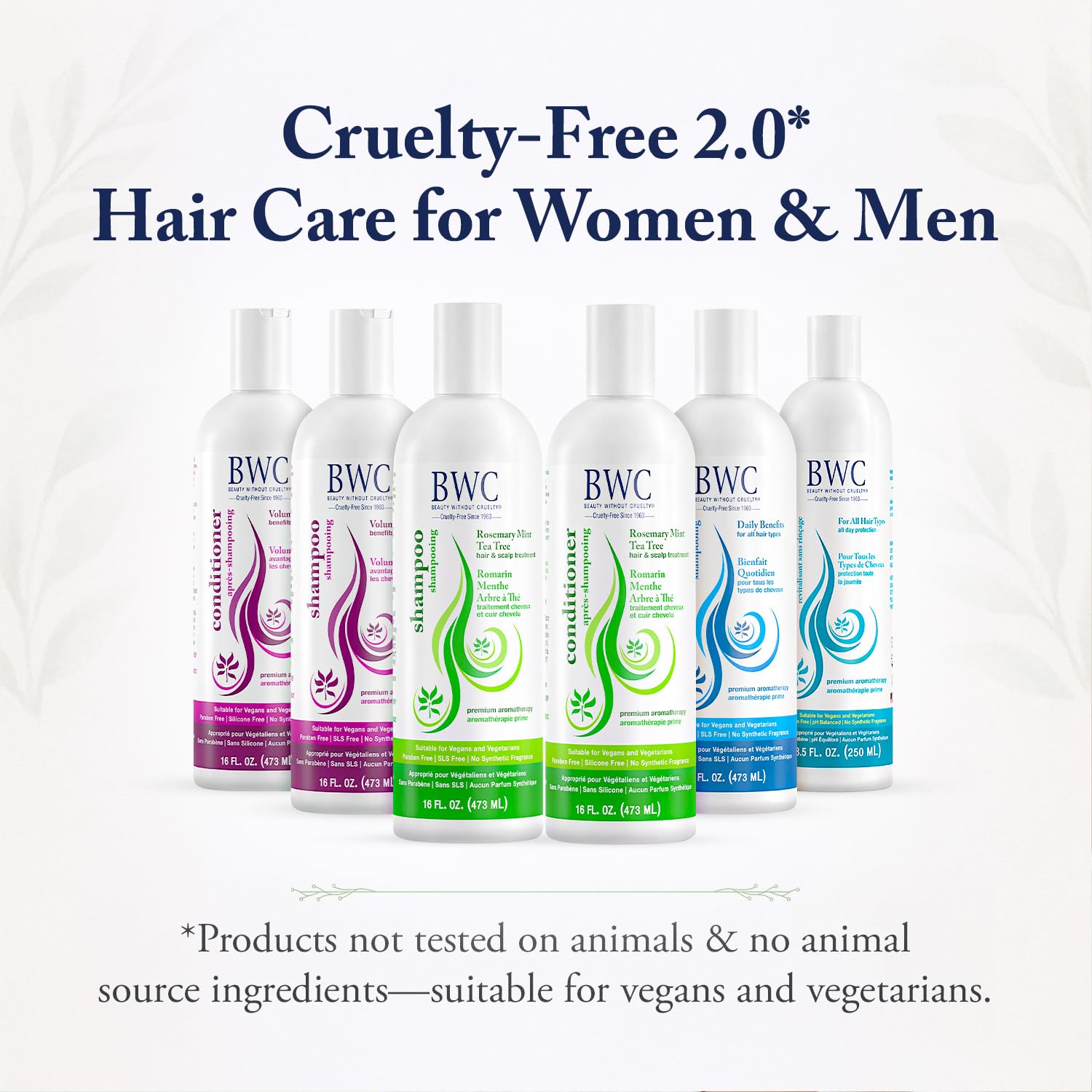 Beauty Without Cruelty Natural Hold Hair Spray – Non-Aerosol, Vegan & Cruelty-Free, 8.5 oz