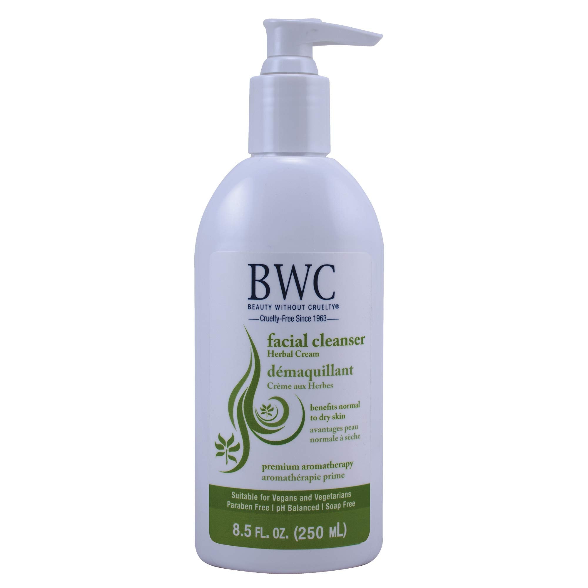 Beauty Without Cruelty Herbal Cream Facial Cleanser – 8.5 oz