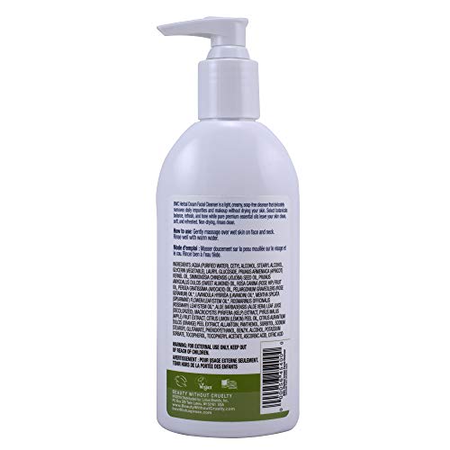 Beauty Without Cruelty Herbal Cream Facial Cleanser – 8.5 oz