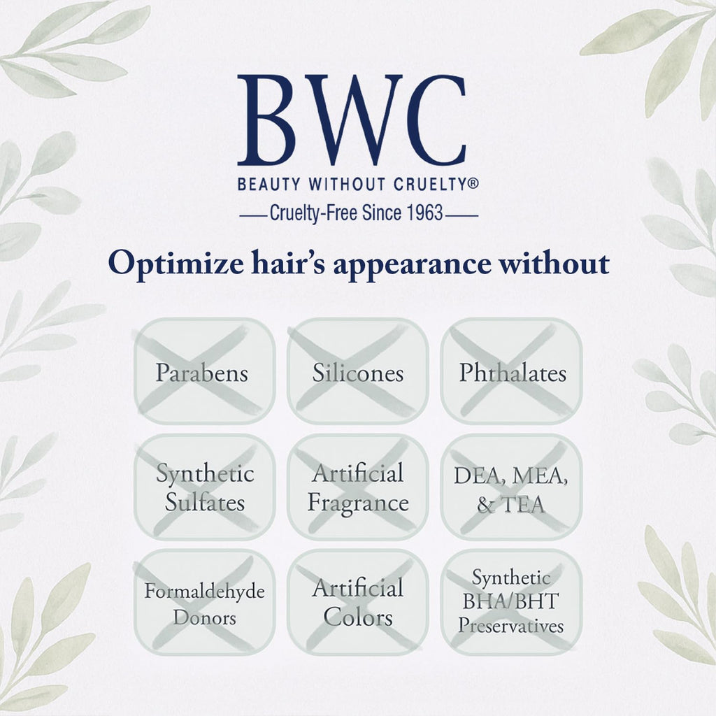 Beauty Without Cruelty Shampoo – Clarifying Rosemary Mint Tea Tree, SLS-Free, Vegan, 16 oz