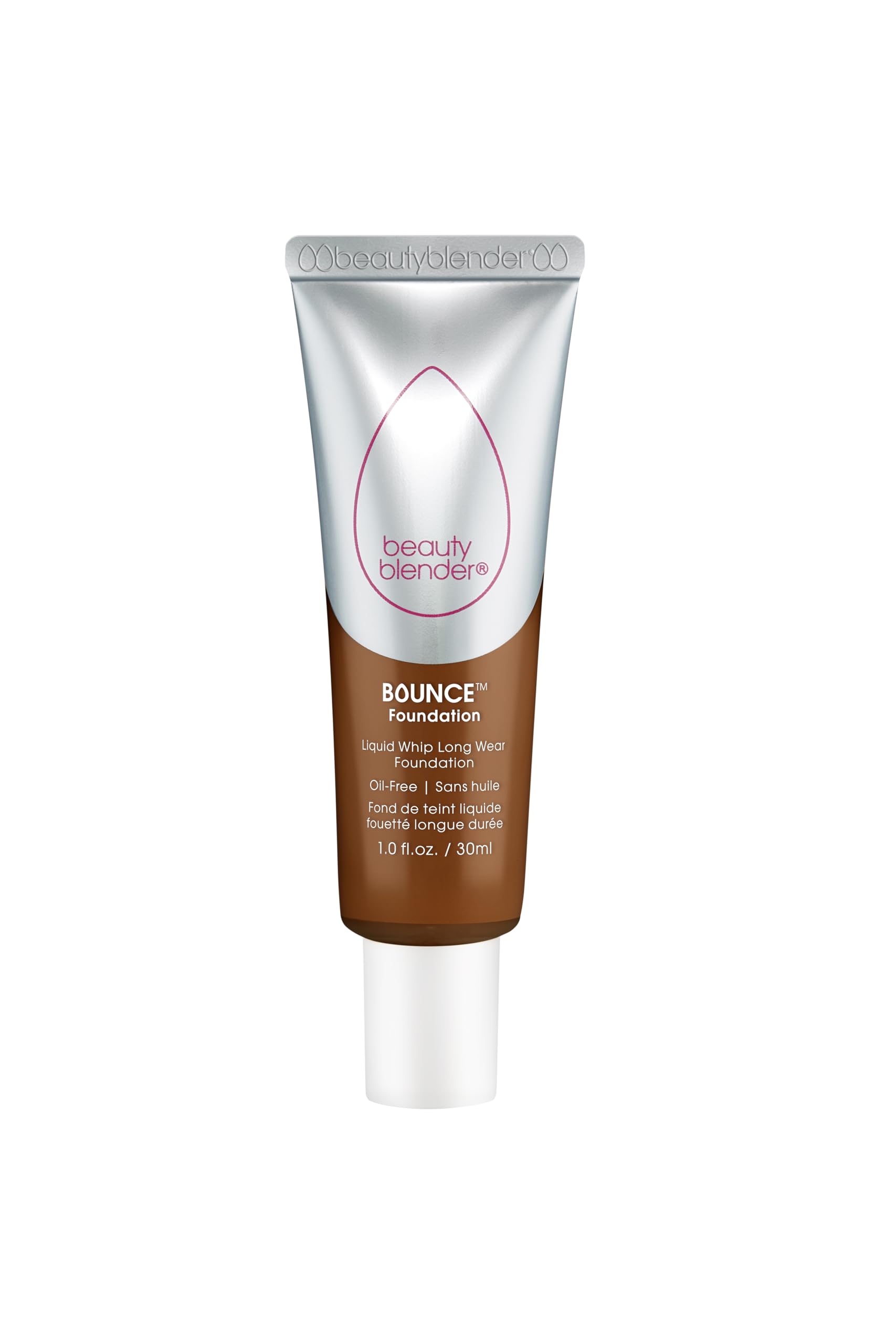 Beautyblender Bounce Liquid Whip Foundation - Full Coverage Natural Matte, Oil-Free 24H Wear | 4.50 W Deep Sienna Version 2.0