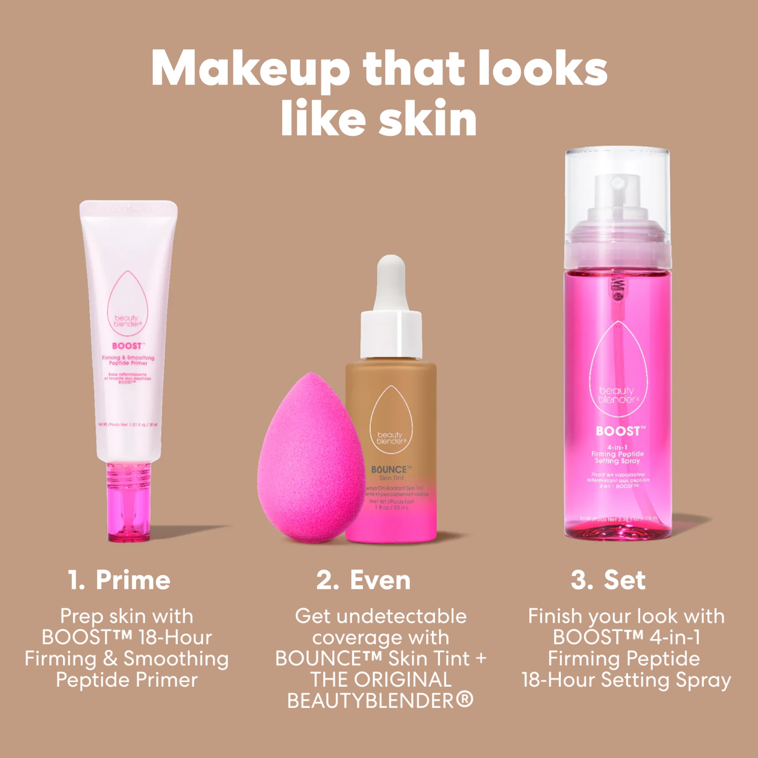 Beautyblender 12-Hour Radiant Skin Tint Tan 5 – Hydrating Serum Foundation