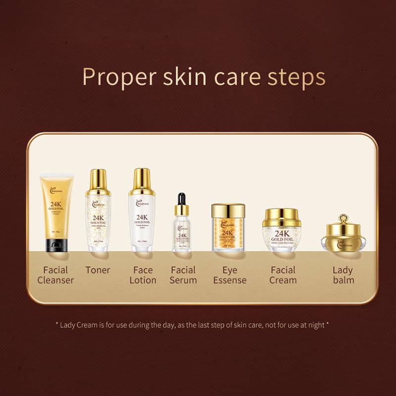 BEAUTYTURESS 9-Piece Skincare Set for Women – Hypoallergenic & Hydrating with Collagen & Hyaluronic Acid