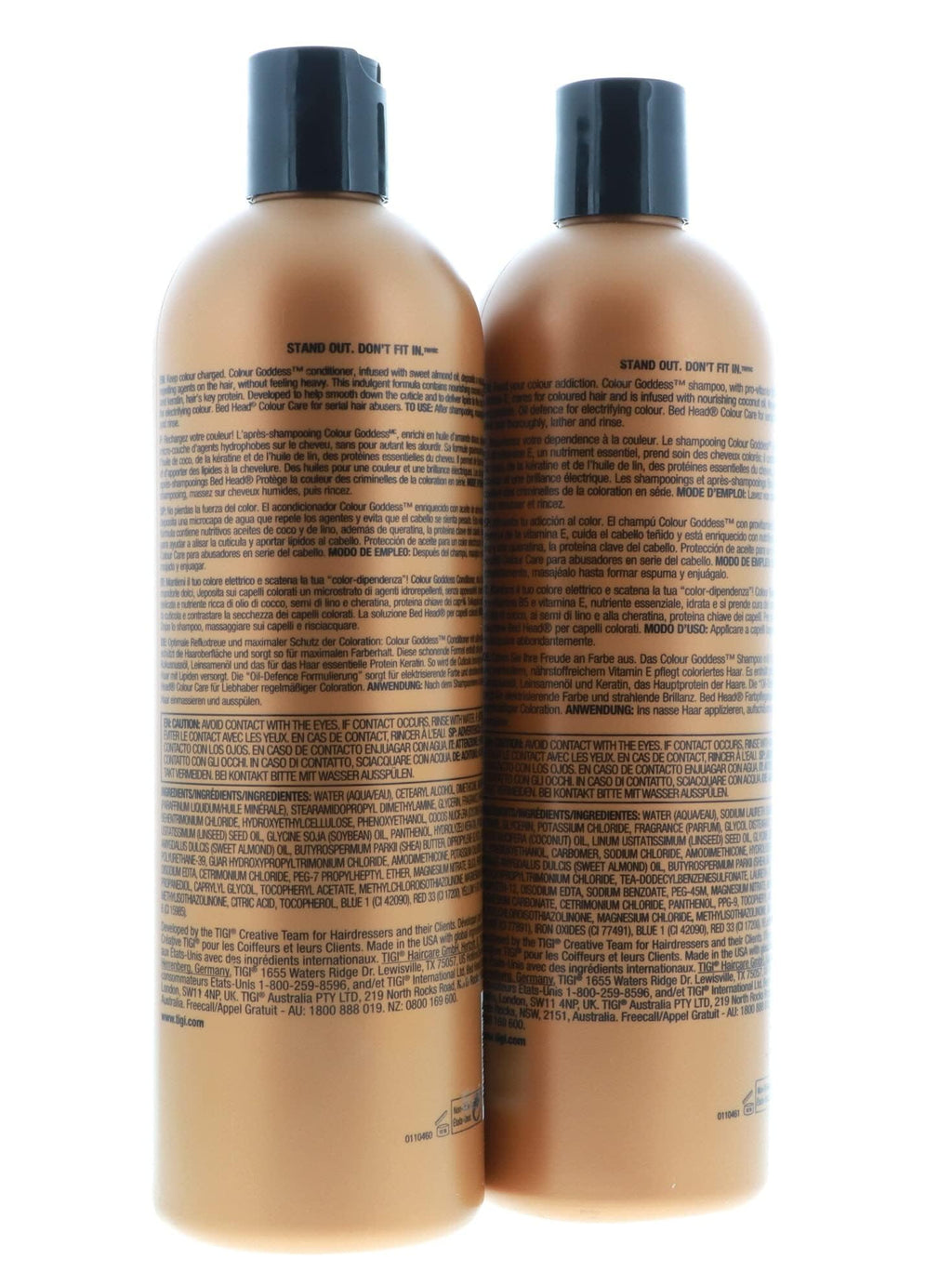 Bed Head Color Goddess Shampoo & Conditioner – 25.36 Fl Oz (Pack of 2)