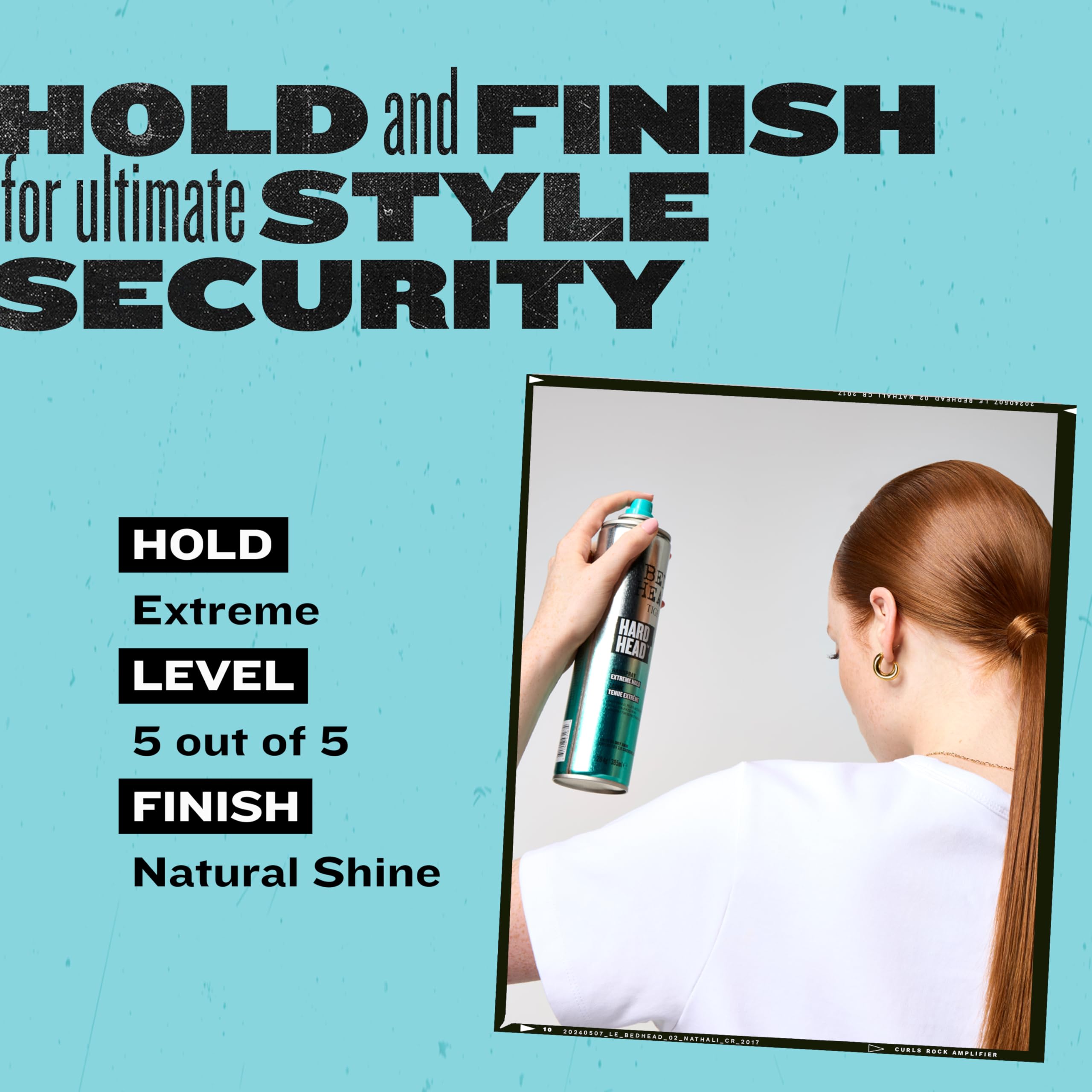 Bed Head Hard Head Hairspray – Extra Strong Hold for All Hair Types | Instant Dry & Natural Shine | 11.7 oz (3 Pack)