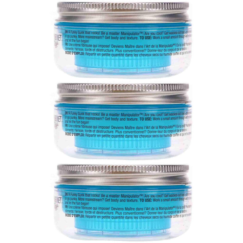 Bed Head Manipulator Texturizing Putty – Firm Hold Styling Putty for Short to Medium Hair (3-Pack, 2 oz each)