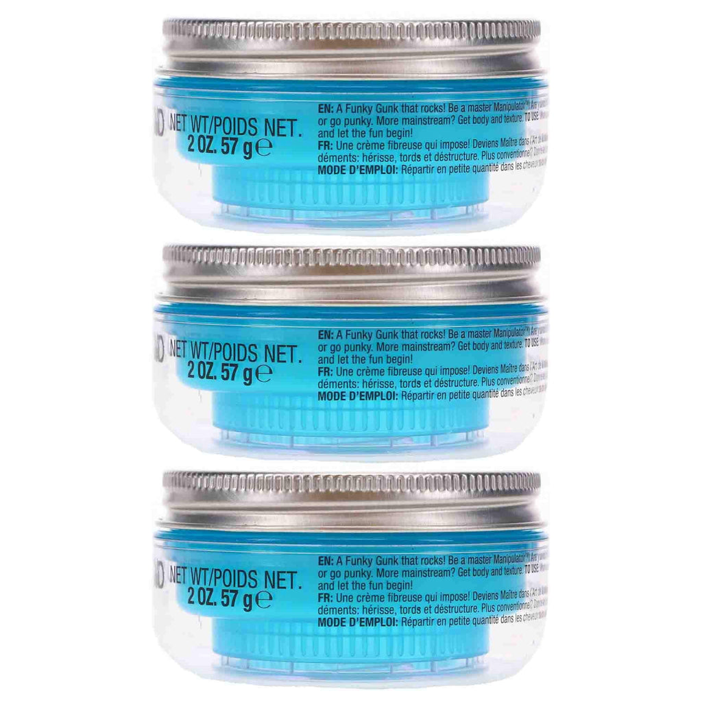 Bed Head Manipulator Texturizing Putty – Firm Hold Styling Putty for Short to Medium Hair (3-Pack, 2 oz each)