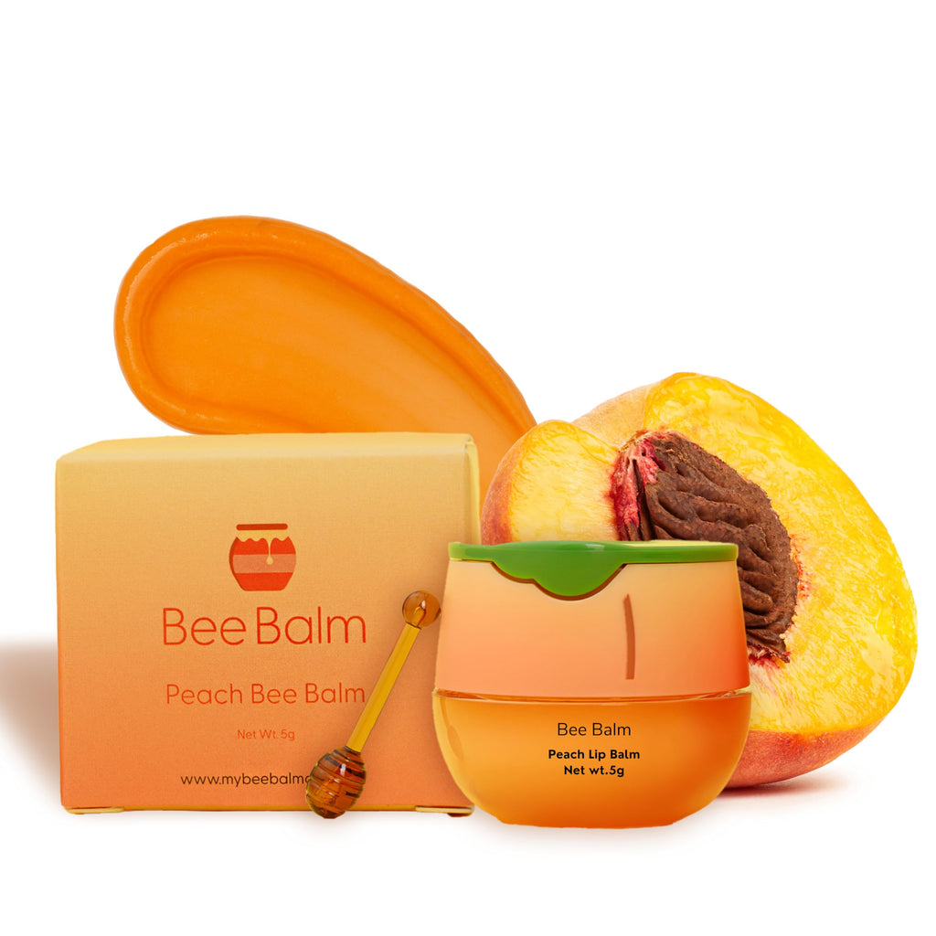 Bee Balm Original Lip Balm – Peach Hydration with Propolis & Vitamin E