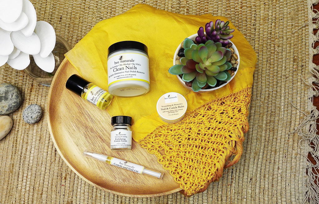Bee Naturals Natural Nail Care Kit — Non-Toxic Cuticle & Nail Care with Vitamin E