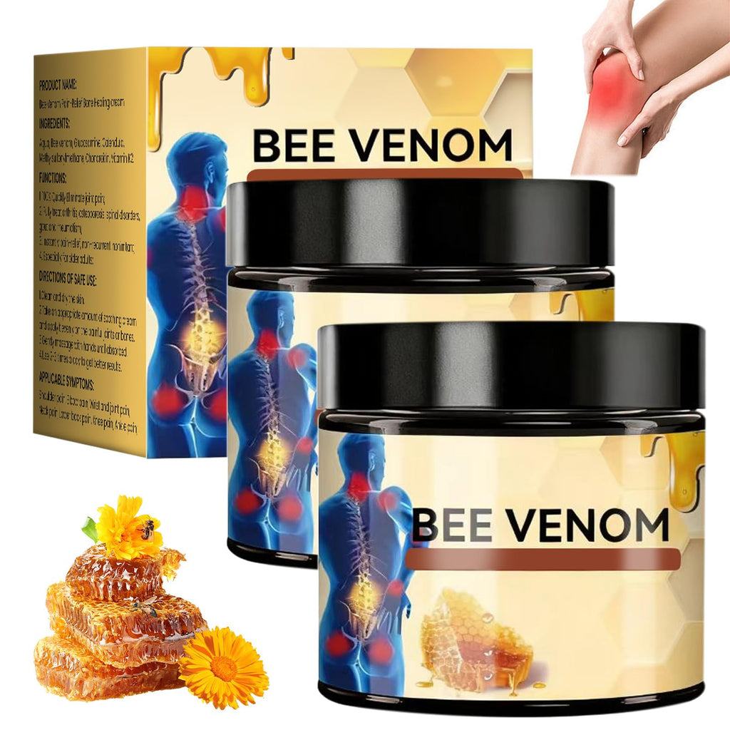 2-Piece Bee Venom Joint Cream – Advanced Joint Gel for Natural Moisturizing & Fast Absorption