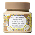 Beekman 1802 Coconut Cream Exfoliating Milk Body Scrub – Goat Milk, Jojoba Beads (8 oz)