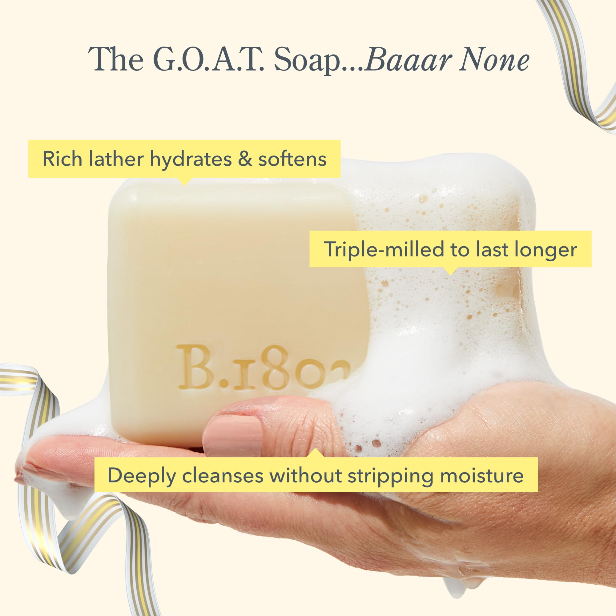 Beekman 1802 Goat Milk Bodycare Gift Set — 3-Piece Glacial Mint & Eucalyptus