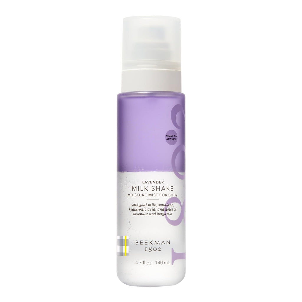 Beekman 1802 Milk Shake Body Mist Lavender – Hydrating, Goat Milk, 4.7 oz, Cruelty Free