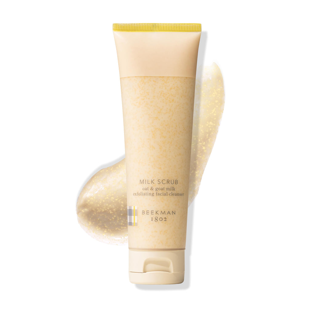 Beekman 1802 Oat + Goat Milk Exfoliating Scrub — Gentle, Fragrance-Free