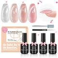 Beetles Builder Gel Kit Star Cascade – 7-in-1 Cat Eye Nail Gel for DIY Nails