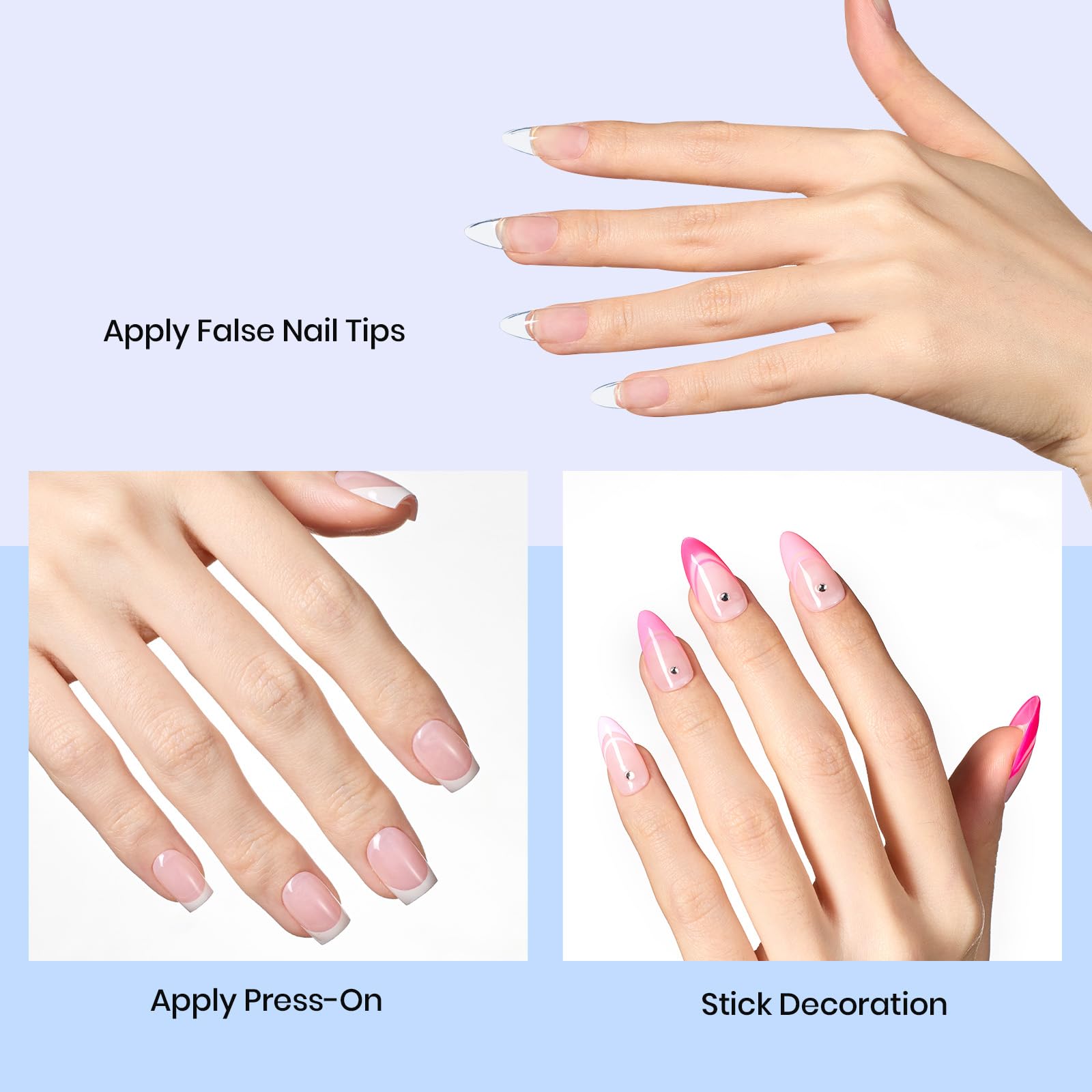 Beetles 9-in-1 Gel Nail Glue, Dehydrator & Primer — Acid-Free, HEMA-Free Nail Prep for Extensions