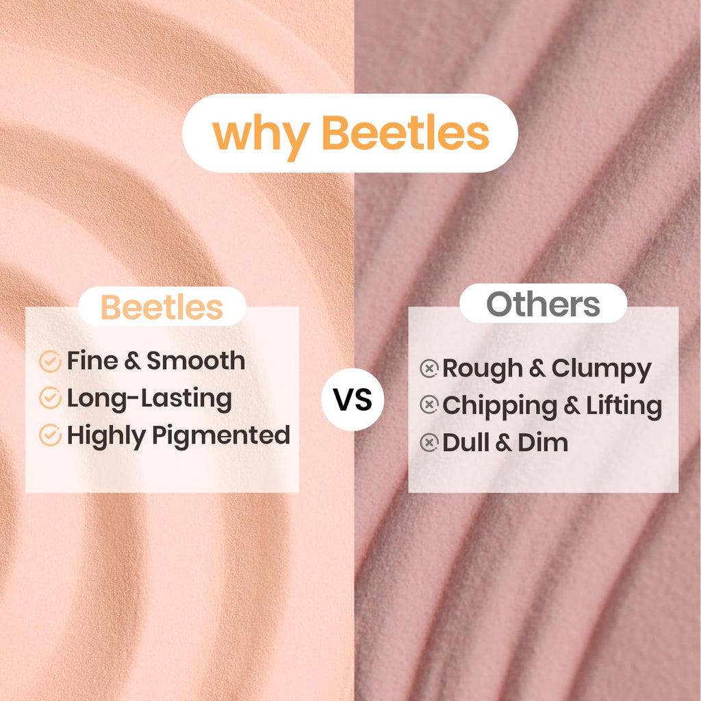 Beetles Dip Powder Nail Kit – 6 Colors + Base, Top Coat, Activator, Tools