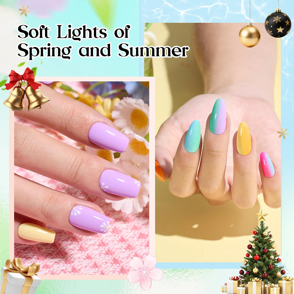 Beetles Gel Nail Polish — Seasons Impressions Collection (25 Colors) UV Gel Kit with Base & Top Coats