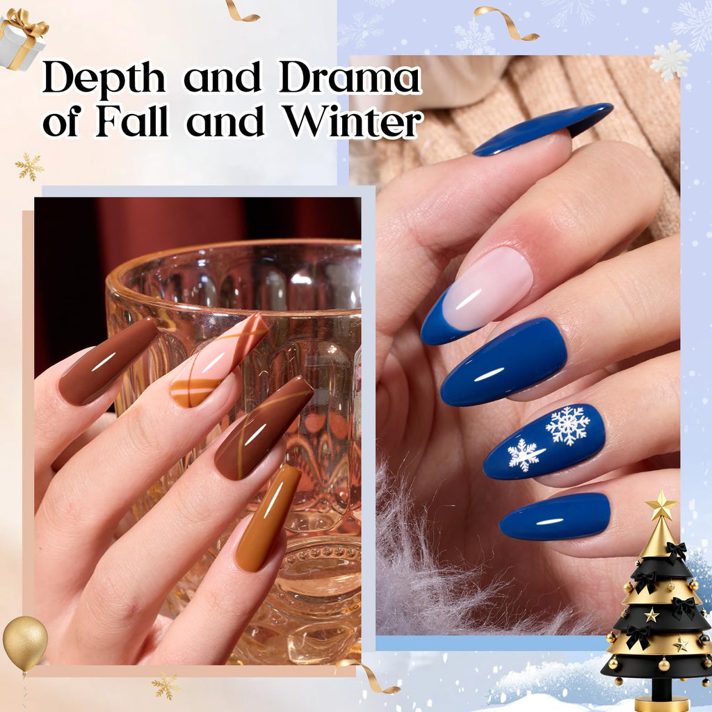 Beetles Gel Nail Polish — Seasons Impressions Collection (25 Colors) UV Gel Kit with Base & Top Coats